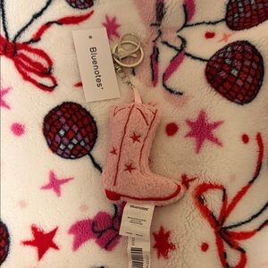 Bluenotes cowgirl boot keychain
